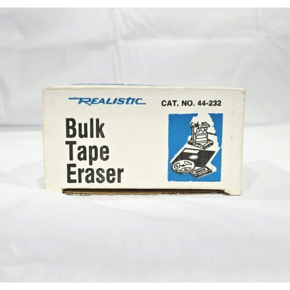 Realistic Magnetic Bulk Tape Eraser 44-232 Radio Shack with Box, Instructions - Picture 8 of 11